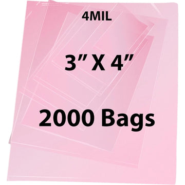 Pink Anti Static Bags 4 Mil 3" X 4" 2000 Bags